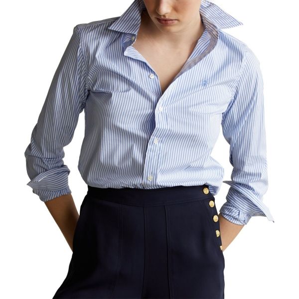Ralph Lauren Georgia Stripe Shirt - Blauw