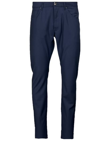 Pal Zileri 5-Pocket Pants - Navy Blue