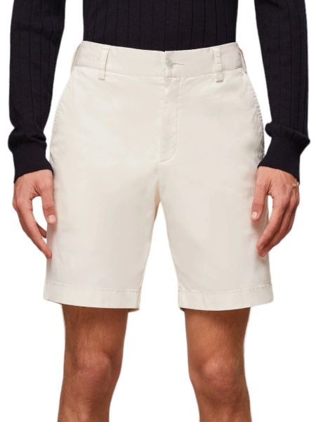 Alpha Tauri Cotton Stretch Shorts - Off White