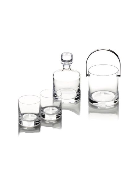Armani/Casa Set of 2 Whisky Glasses and Whisky Bottle