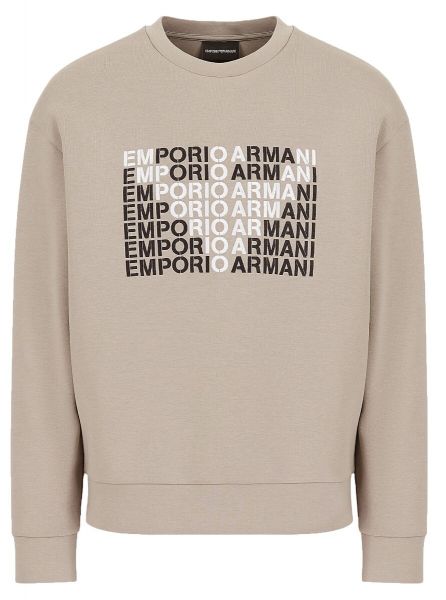 Emporio Armani Embroidered Sweatshirt - Beige