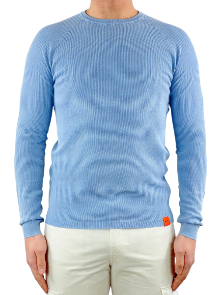 Aspesi Knitted Pullover - Sky Blue