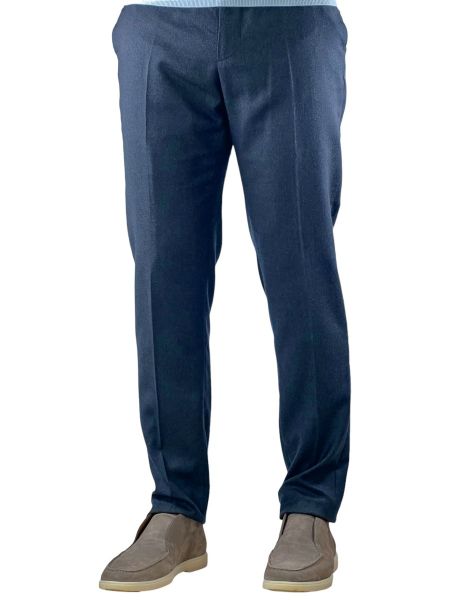 Boston Trader Flannel Pants - Dark Blue