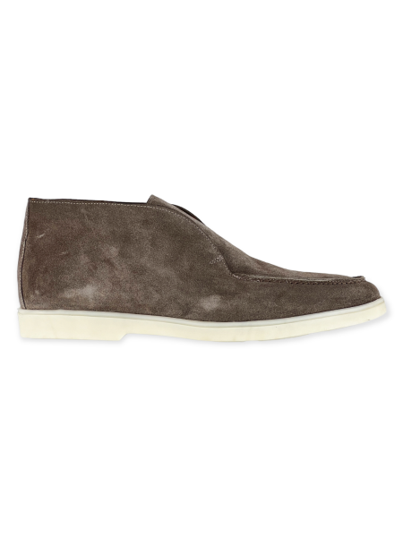 Boston Trader Luxury Suede Loafer - Taupe