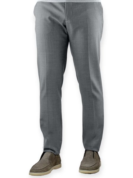Boston Trader Wool Stretch Pants - Grey