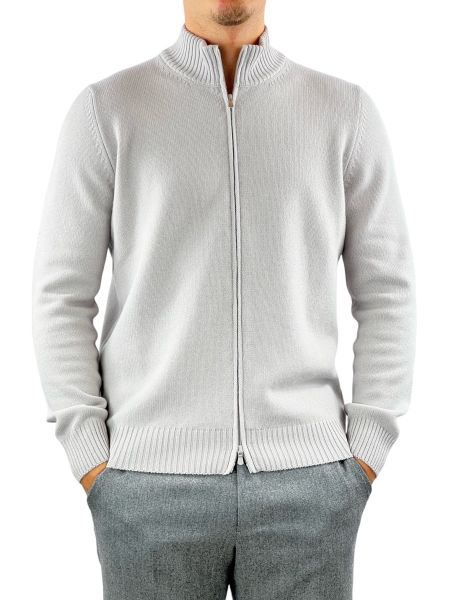Cellini Knitted Cardigan - Light Grey