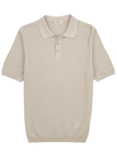 Cellini Knitted Polo 57113 - Sand