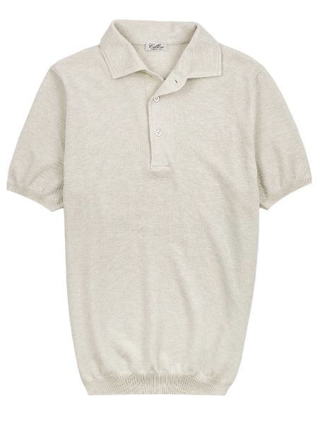 Cellini Knitted Polo 57114 - Sand