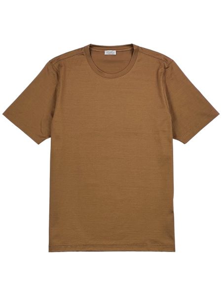 Cellini Mercerised Cotton T-Shirt 60133 - Camel