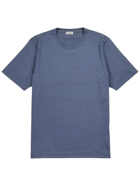 Cellini Mercerised Cotton T-Shirt 60133 - Mid Blue