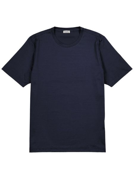 Cellini Mercerised Cotton T-Shirt 60133 - Navy Blue