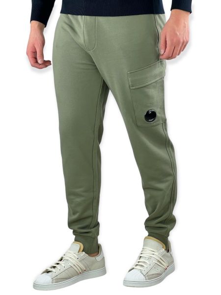 C.P. Company Fleece Cargo Pants - Bronze Green