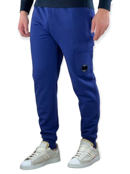 C.P. Company Fleece Cargo Pants - Medeival Blue
