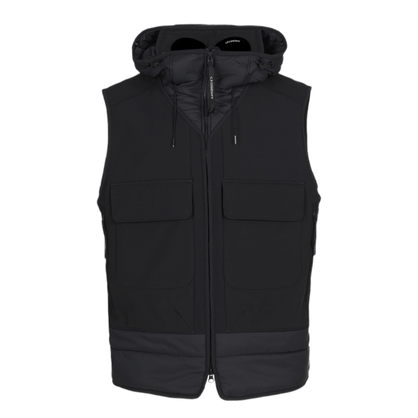 C.P. Company Soft Shell-R Vest - Black