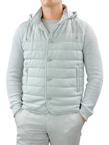 Doriani Cashmere Hooded Jacket - Grey