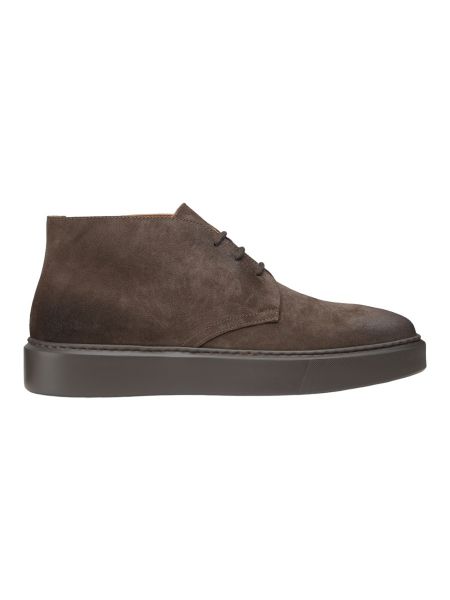 Doucal's Suede Chukka Ankle Boot - Dark Brown