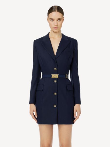 Elisabetta Franchi Blazer Dress - Navy