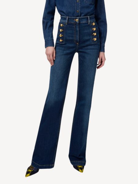 Elisabetta Franchi Flared Jeans - Blue