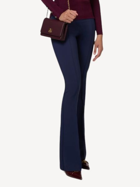 Elisabetta Franchi Palazzo Pants - Navy