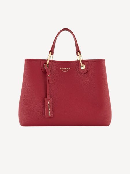 Emporio Armani Medium MyEA Shopper Bag - Red