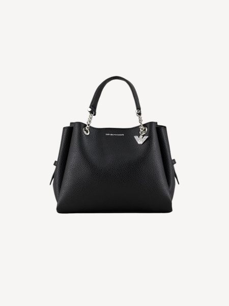 Emporio Armani Palmellato Handbag - Black