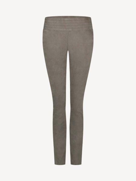 Ibana Colette Suede Pants - Grey