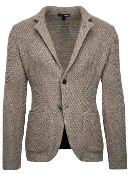 Lardini Knitted Cardigan Jacket - Beige