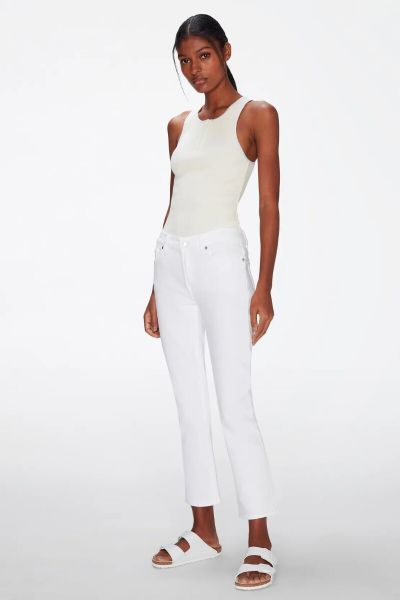 Seven For All Mankind Roxanne Ankle Luxe - White