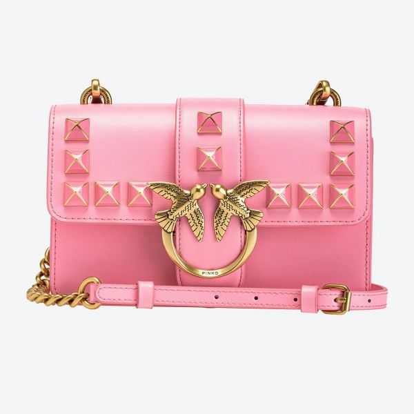 Pinko Love Bag One Painted Studs - Pink