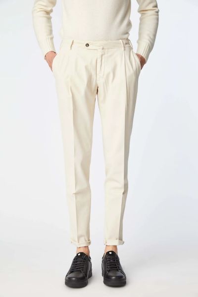 Lubiam L.B.M. 1911 Garment Dyed Pants - Off White