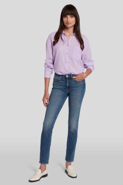 7 For All Mankind Roxanne Luxe Vintage Sea Level