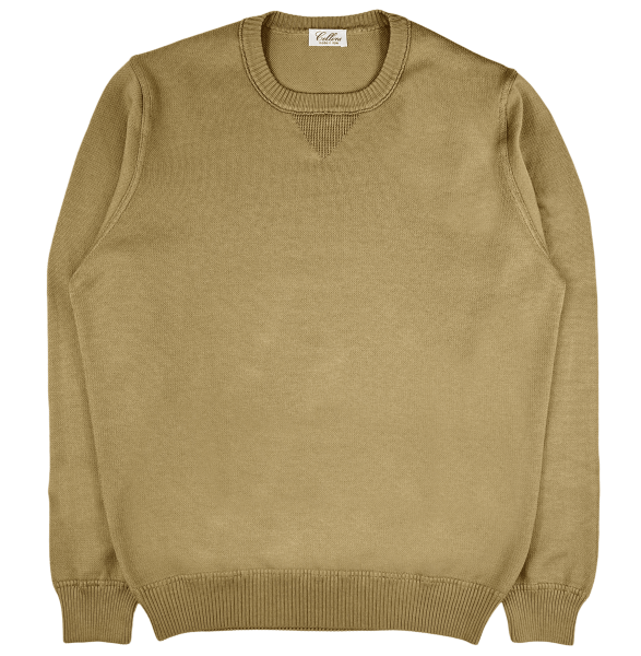 Cellini Roundneck Sweater - Camel
