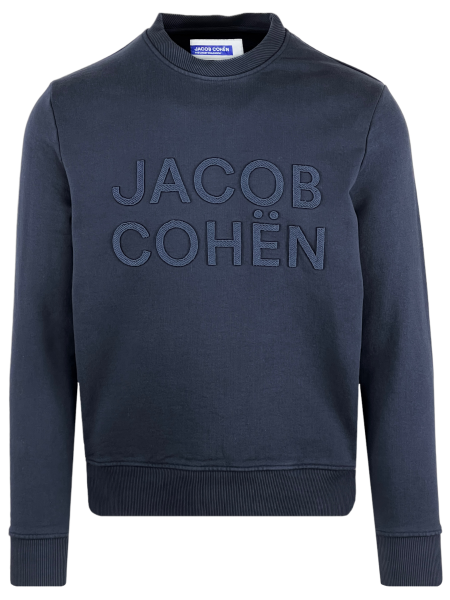 Jacob Cohen Logo Sweater - Dark Blue