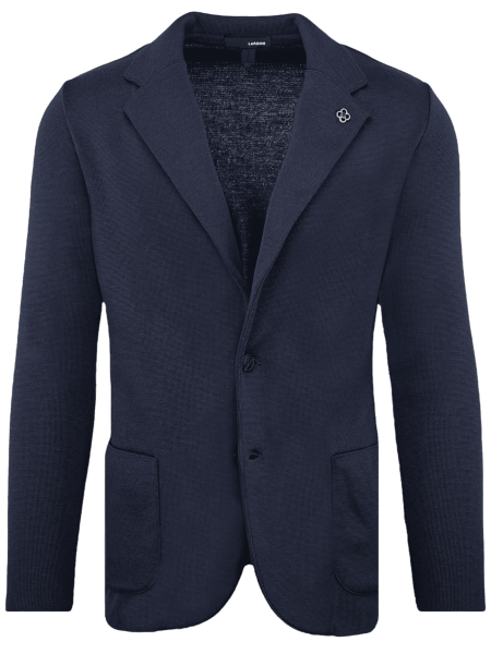 Lardini Knitted Jacket - Dark Blue