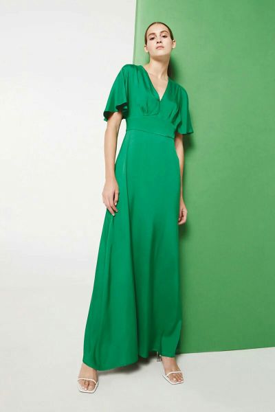 Nenette Long Fluid Dress - Green