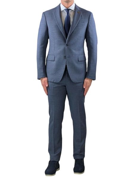 Pal Zileri Suit - Blue Pattern