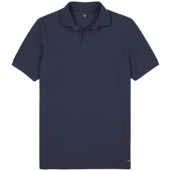 Wahts Page Tech Stretch Polo - Navy Blue