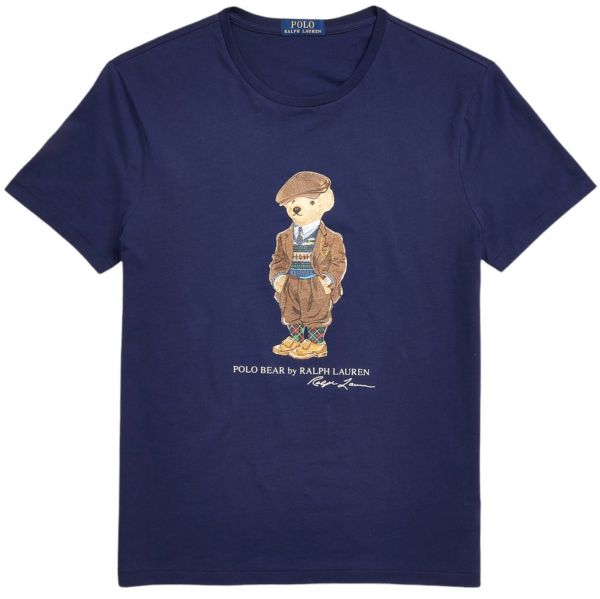 Ralph Lauren Vintage Bear T Shirt - Newport Navy