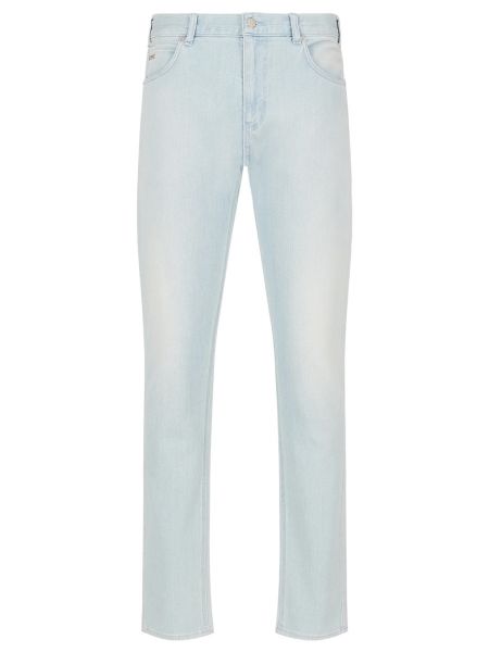 Emporio Armani J16 Slim-Fit Jeans - Light Blue