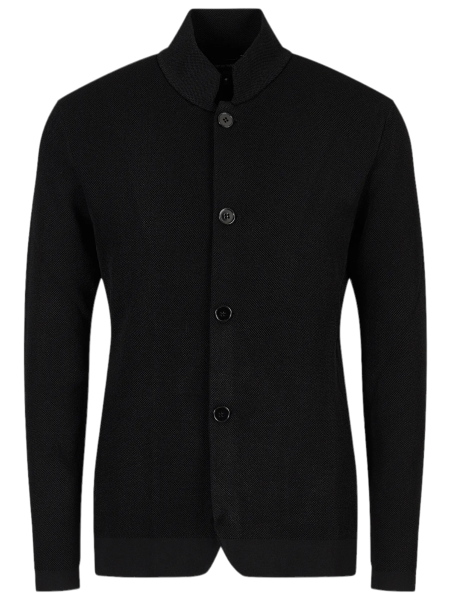 Emporio Armani Knitted Jacket - Black