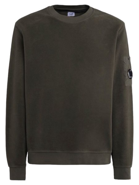 C.P. Company Reverse Brushed Sweatshirt - Olive Night