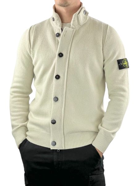 Stone Island Knitted Cardigan 547a3 - Plaster