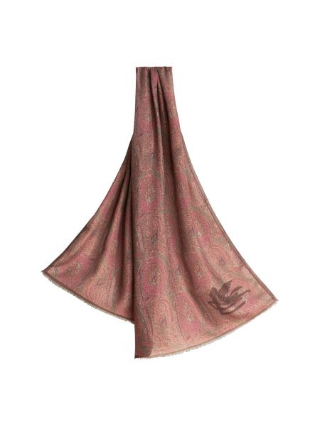 Etro All-over Paisley Scarf - Pink/Brown