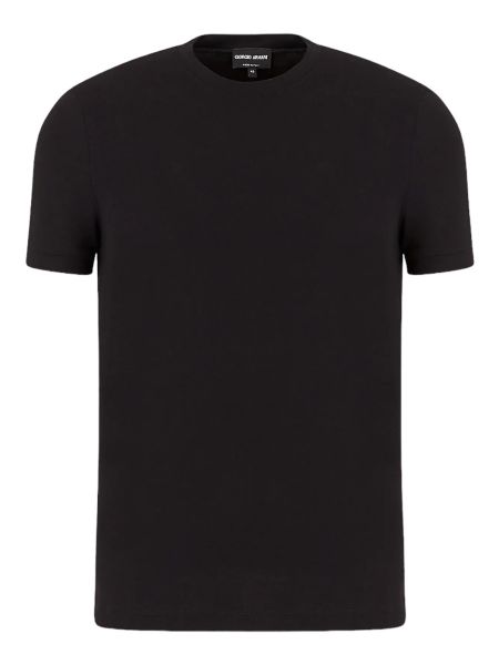 Giorgio Armani Stretch Viscose Jersey T-Shirt - Black