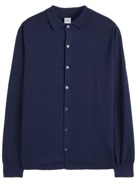 Aspesi Cotton Silk Linnen Shirt - Blue