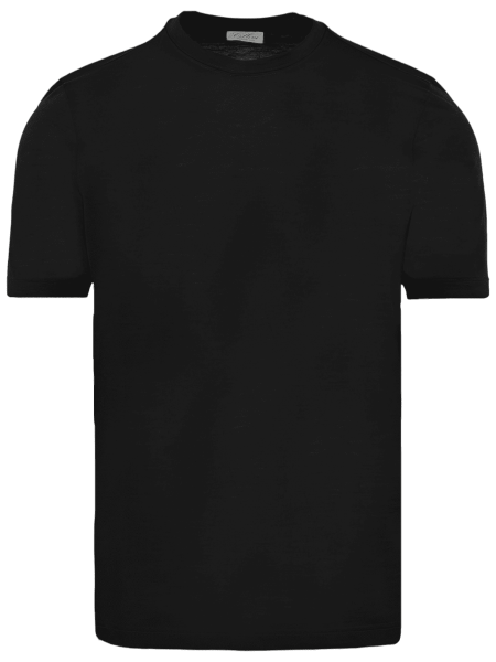 Cellini Wool T-Shirt - Black