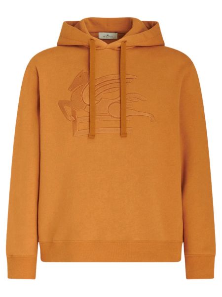 Etro Hooded Logo Sweater - Pumpkin