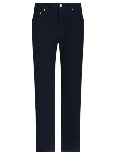 Etro Ton-Sur-Ton Jacquard Jeans - Navy Blue
