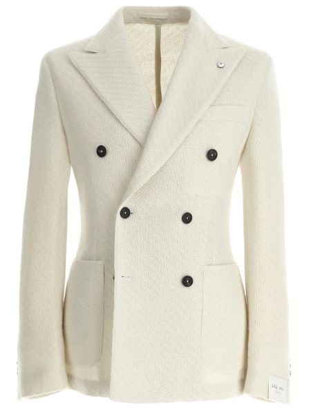 Lubiam - L.B.M. 1911 Double Breasted Jacket in Ivory