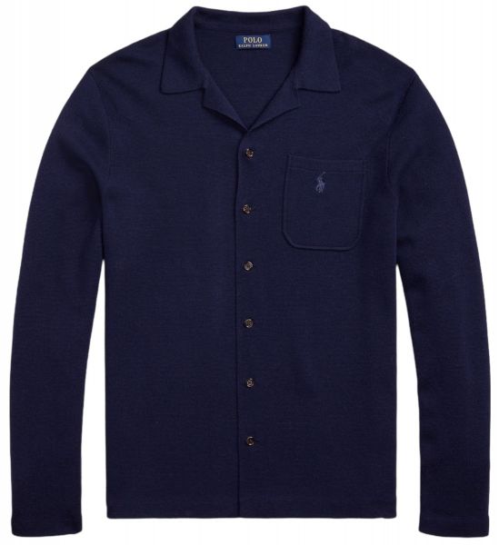Polo Ralph Lauren Knitted Overshirt - Hunter Blue
